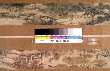 Art Coreen: landscape of the four seasons attributed to Kim Tu Ryang (Tu-Ryang) (1686-1764)
