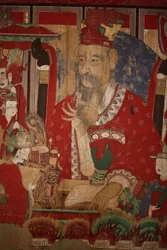 Byeonseong, the Sixth King of Hell (detail), 1798