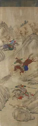 Hunting Scene (3 riders and boar)