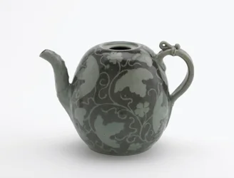 Wine ewer in the form of a melon, Koryo period, second half of 12th century