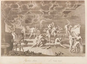 A Russian Bathhouse. Les peuples de la Russie ou description des moeurs by Charles de...