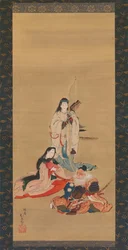 The Legendary Empress Jingu, mid-19th century