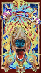 Colorful Fantasy Dogs