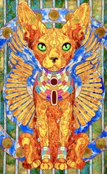 Golden Winged Sphynx