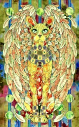 Regal Winged Sphynx Cat