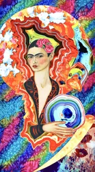 Surreal Floral Crown Woman