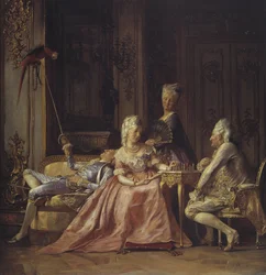 Scene from the Court of Christian VII