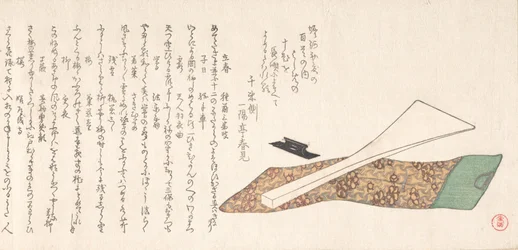 Bachi Plectrum Used in Playing Shamisen, 19th century