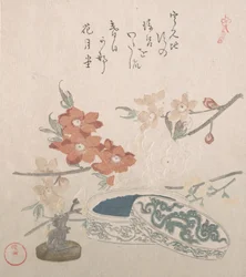 Peach Blossoms, a Seal and a Seal-box