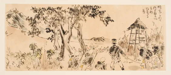 The Satō Detachment Attacking Defeated Chinese Soldiers at Sun