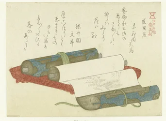 Two Handscrolls on a Tray