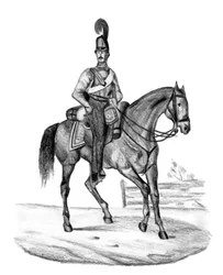 Cavalry Soldier on Horseback