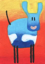 Cute Cartoon Cow