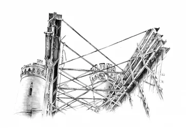 Deconstructed Castle Drawing