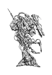 Futuristic Mech Warrior