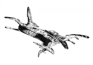 Futuristic Spaceship Concept