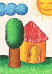 Happy Country Drawing