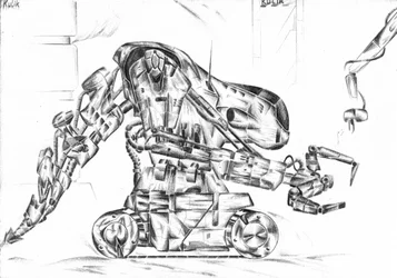 Industrial Sci-Fi Robot