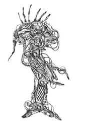 Intricate Sci-Fi Robot