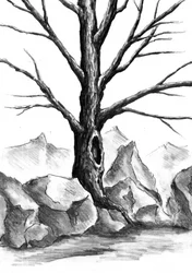 Mystical Mountain Tree