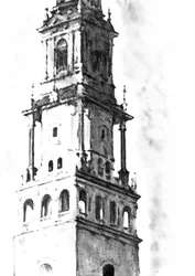 Ornate Church Tower