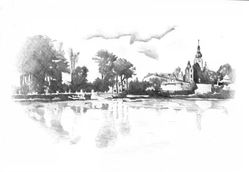 Peaceful Village Reflections