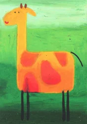 Playful Safari Giraffe