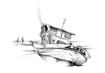 Quiet Shoreline Boat