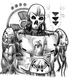Robotic Skull Warrior