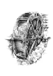 Rustic Water Wheel