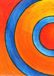 Vibrant Concentric Circles