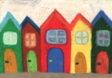 Whimsical Row Houses