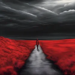 A Long Red Road. Walking. Like the Hero Who Never Ran. 3