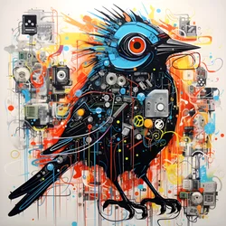 Graffiti Bird 3