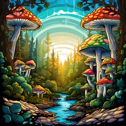 Mushroom and Forest 2