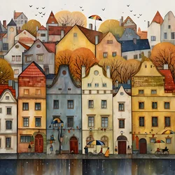 Prague Houses 1