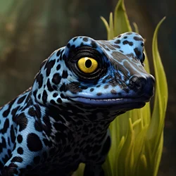 A Single Alien, Part Poison Dart Frog + Part Dog 3
