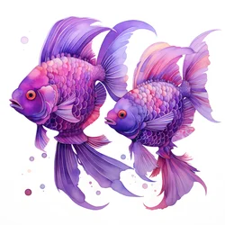 two purple fish 3