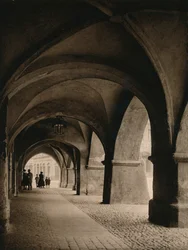 Goritz - Arcades in the Market square, 1931