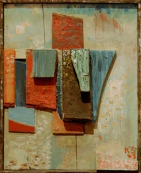 Coloured Wood Construction