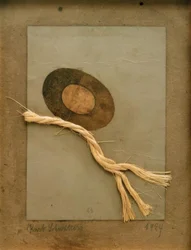 Untitled (Merz Drawing with Arp and String)