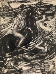 Illustration for The Princess of the Tide by Mikhail Lermontov