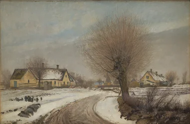 A Sealand Village. Winter