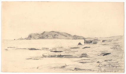 Monte Pellegrino Seen from the Coast at Palermo