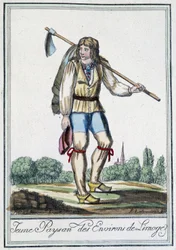Young Peasant from the Environs of Limoges - in 