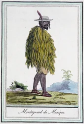 Montagnard of Mexico - in Encyclopedia of Travels by J. Grasset St Sauveur, ed. Paris