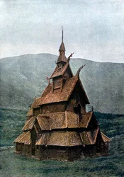 Borgund stave church, Sogn og Fjordane, Norway