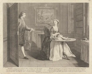 Pamela is Represented in This First Piece, Writing in Her Late Lady
