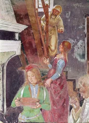 Young Servant Holding a Plate (detail)