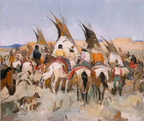 Ceremonial at Black Lake, 1938.